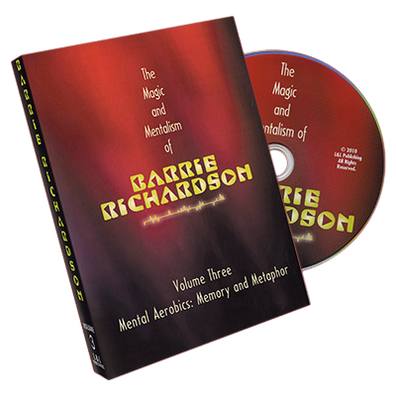 DVD Magic and Mentalism Vol.3 du magicien Barrie Richardson